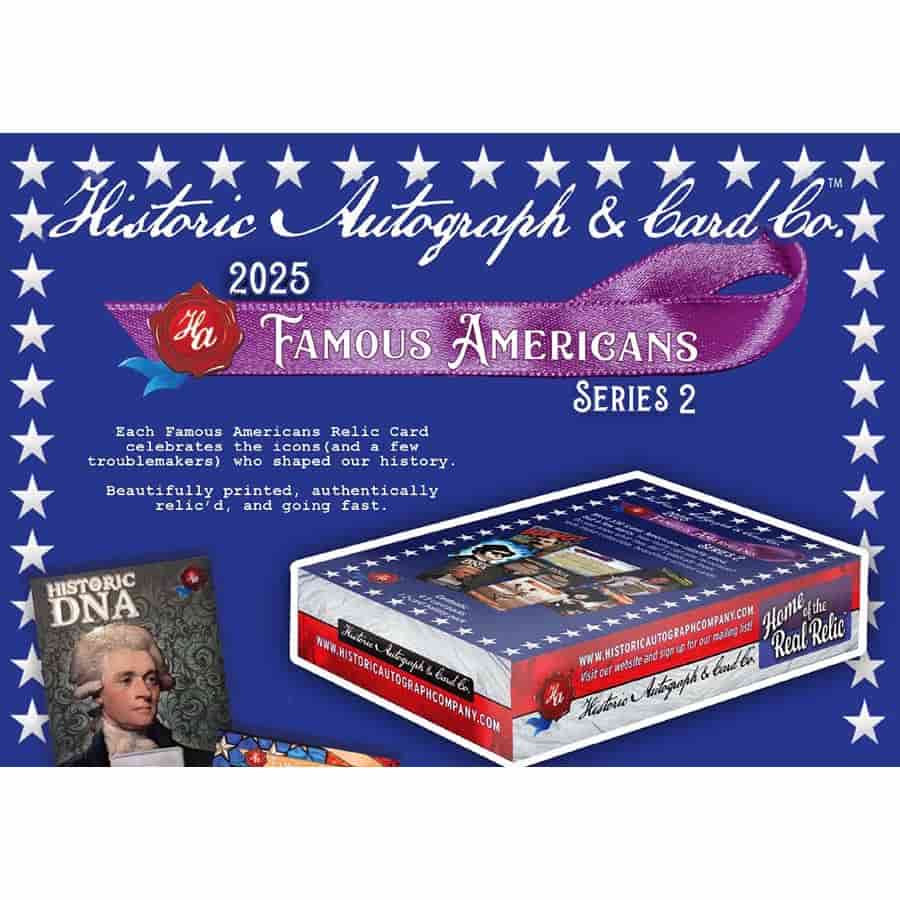 Historic Autographs 2025 Famous Americans S2 Box