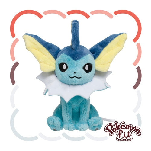Pokemon Fit Vaporeon #134 Plush (Japanese Pokemon Center Exclusive)