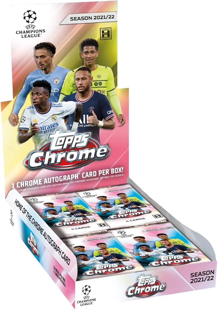 2021-22 Topps Chrome UEFA Hobby Box