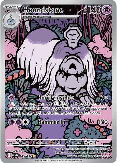 Houndstone - 145/132 - ME01: Mega Evolution - 145/132