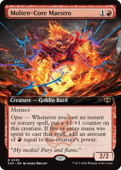 Molten-Core Maestro (Extended Art) - Secrets of Strixhaven - 335 - Foil