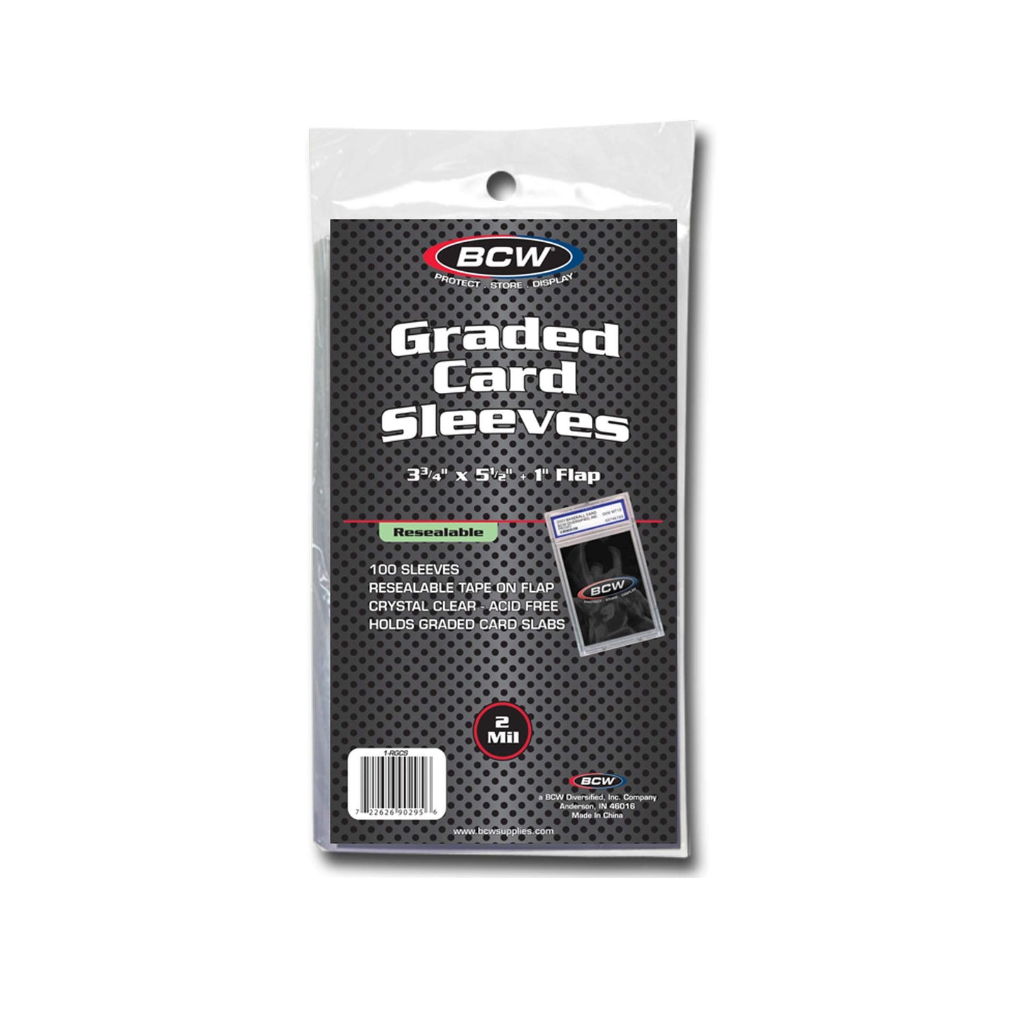 BCW Graded Card Sleeves 100ct