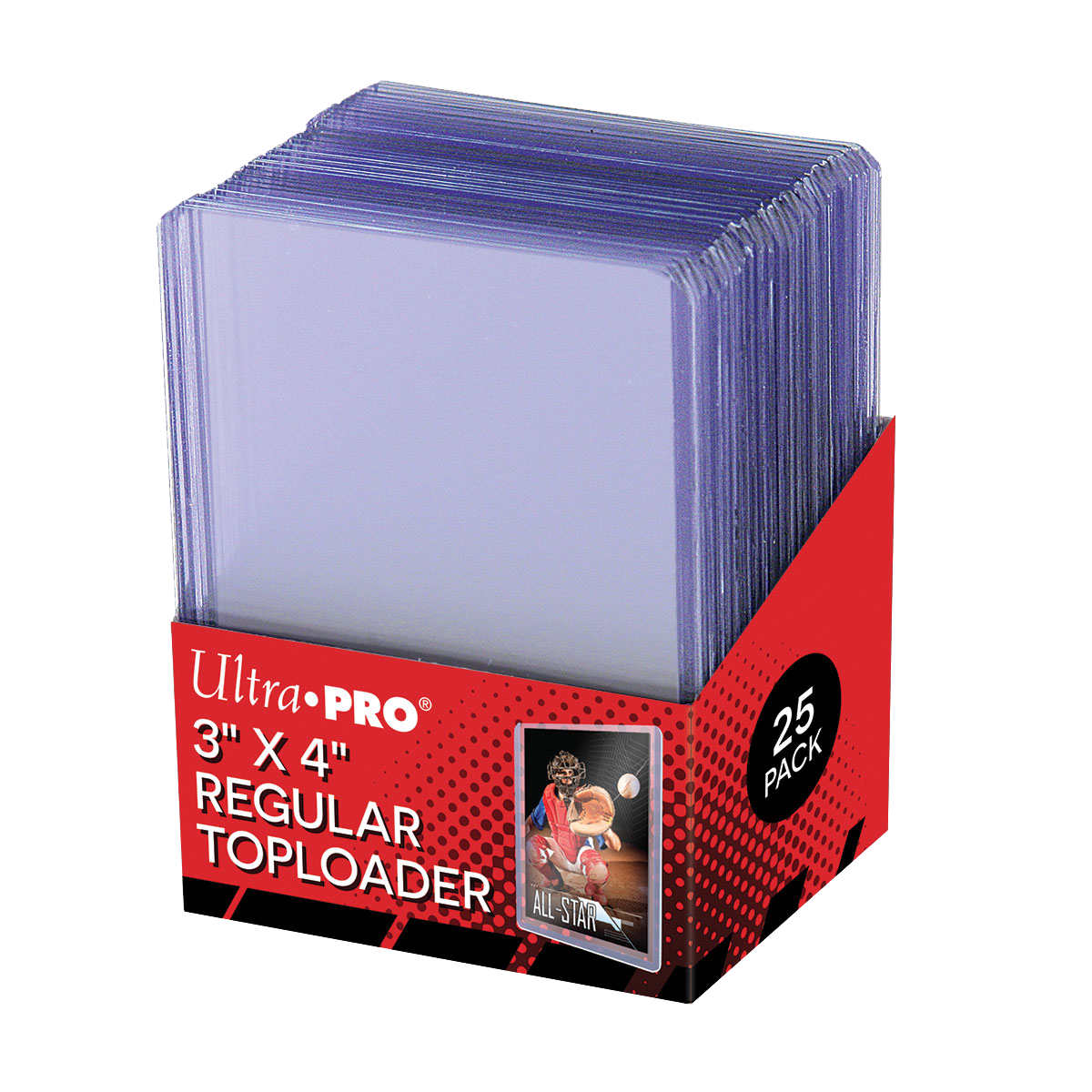 Ultra PRO 3x4 Regular Toploader 25ct