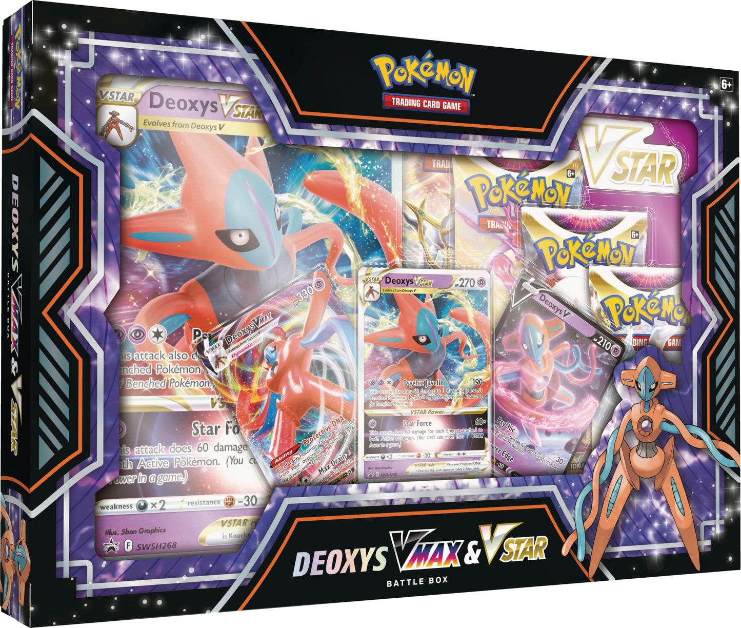 Deoxys Vmax and Vstar Battle Box