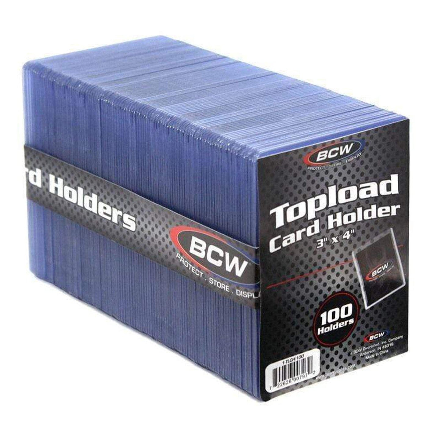 BCW 3x4 Topload Card Holder 100ct