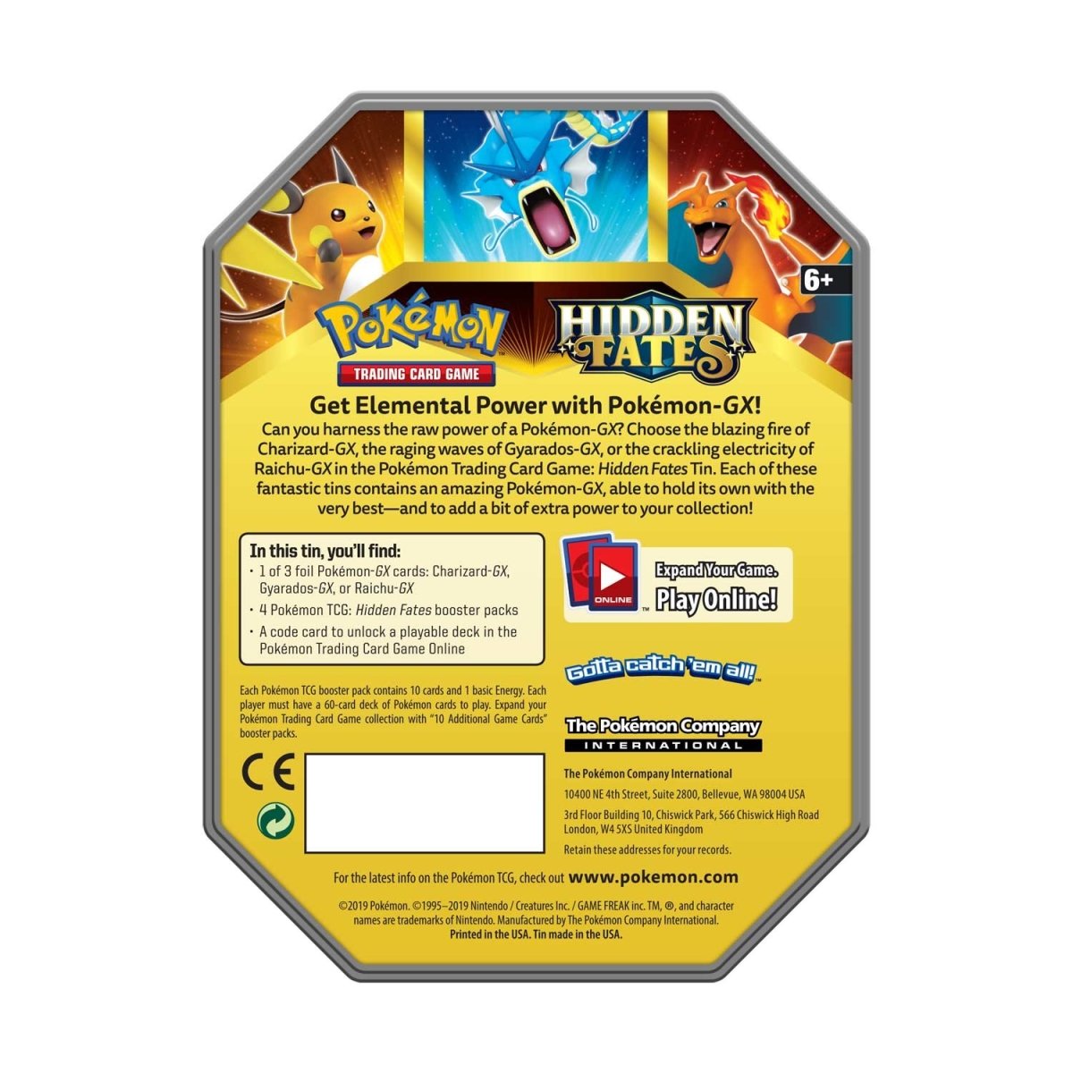 Hidden Fates Tin (Gyarados-GX)