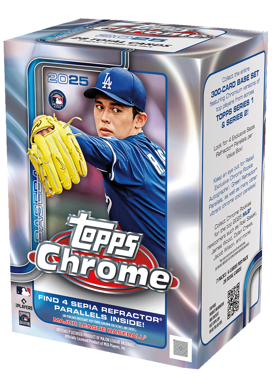 2025 Topps Chrome Baseball Value Box