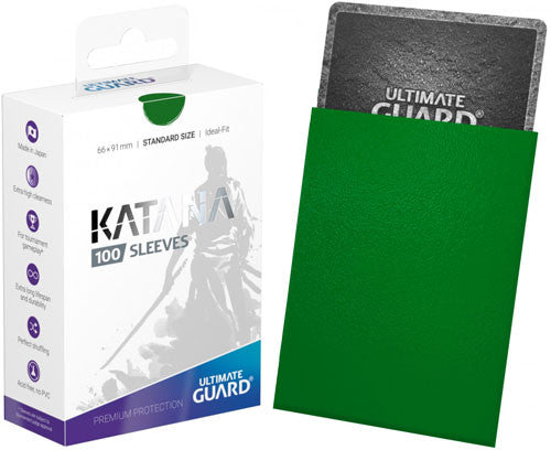 Ultimate Guard 100 - Katana Sleeves Standard Size - Green