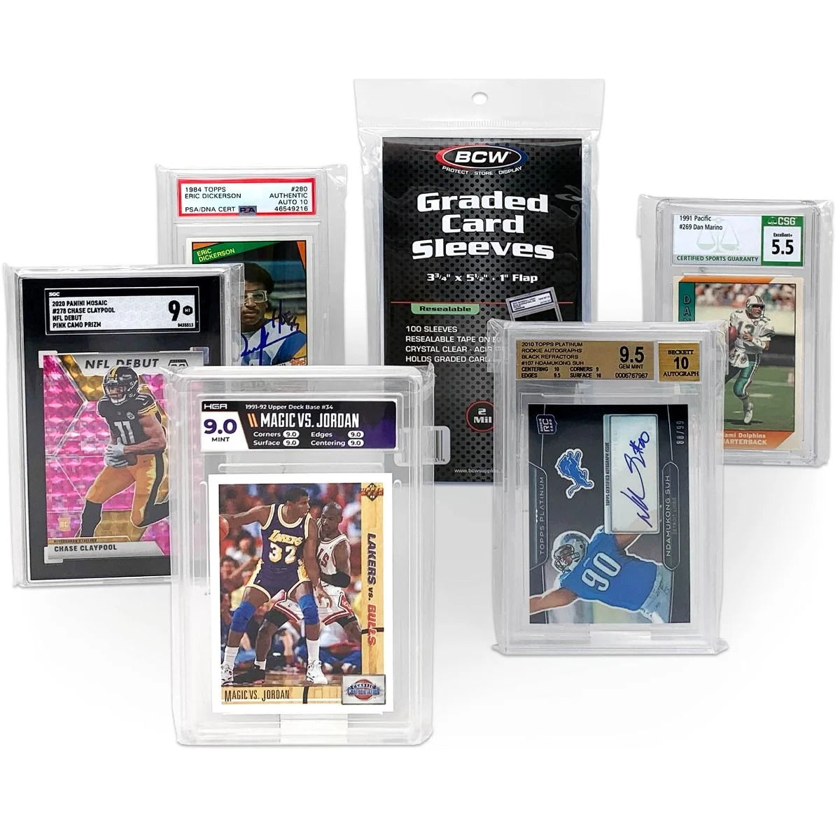 BCW Resealable Graded Card Sleeves