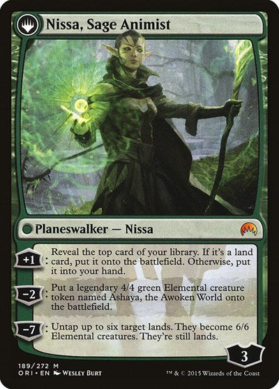 Nissa, Vastwood Seer - Magic Origins - 189 - Normal
