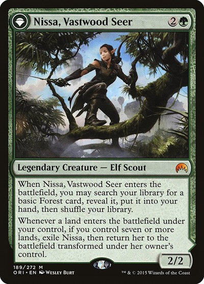 Nissa, Vastwood Seer - Magic Origins - 189 - Normal