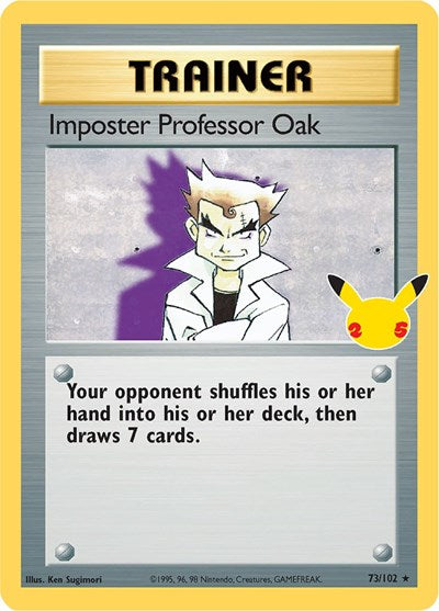 Imposter Professor Oak - Celebrations: Classic Collection - 73/102