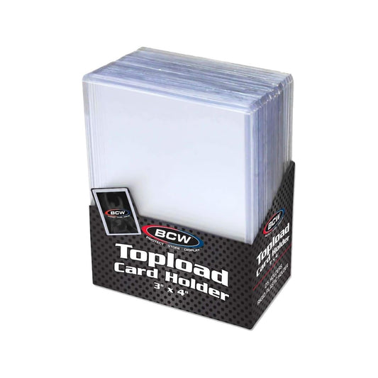 BCW 3x4 Topload Card Holder 25ct