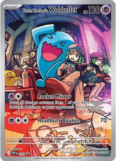 Team Rocket's Wobbuffet - SV: Scarlet & Violet Promo Cards - 203