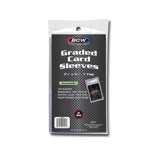 BCW Graded Card Sleeves 100ct