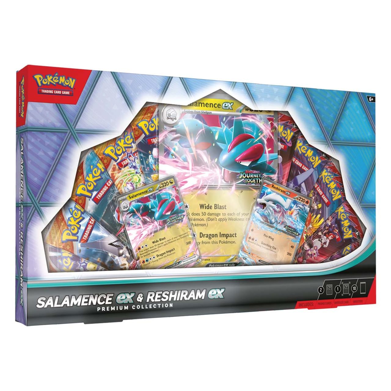 Salamence ex and Reshiram ex Special Collection Box