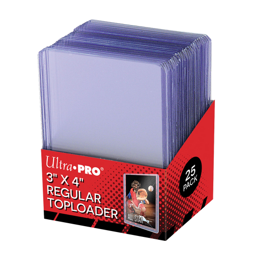 Ultra PRO 3x4 Regular Toploader 25ct
