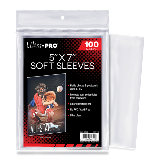 Ultra PRO 5x7 Soft Sleeves 100ct