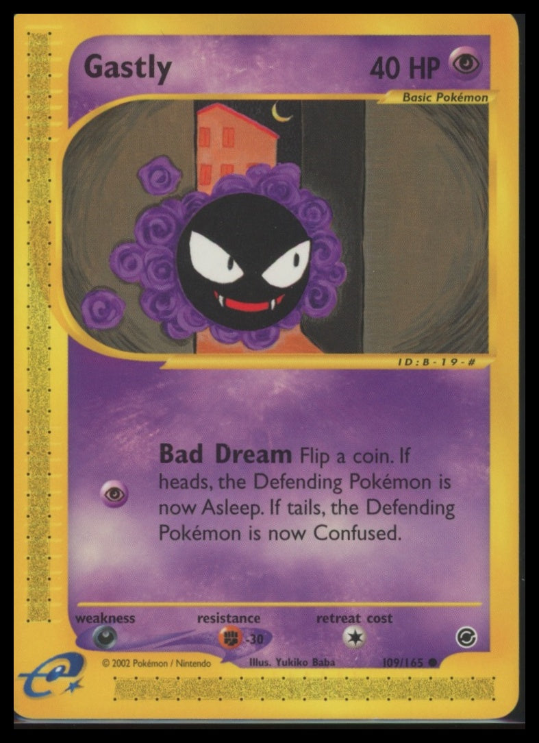 Pokemon Expedition Gastly #109/165 Common