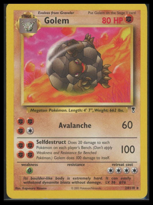 Pokemon Legendary Collection Golem #024/110 Rare