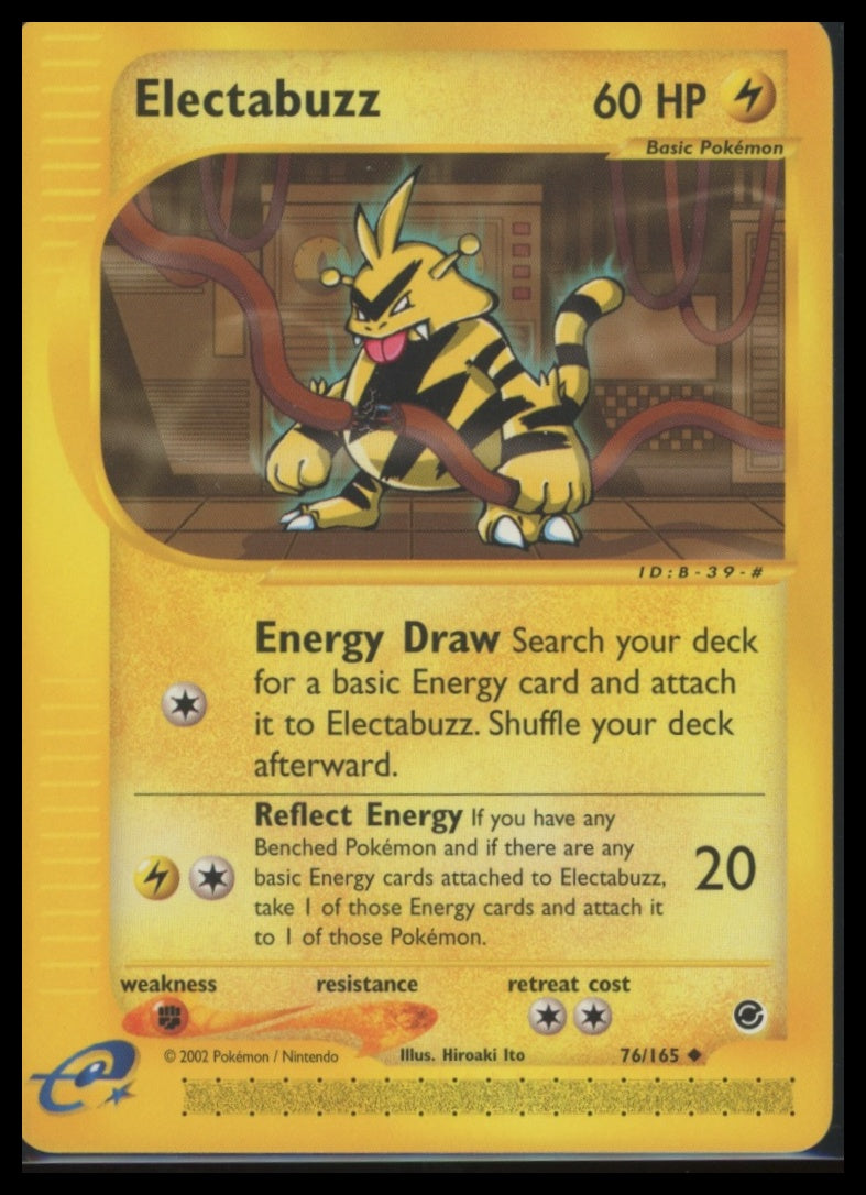 Pokemon Expedition Electabuzz #076/165 Uncommon