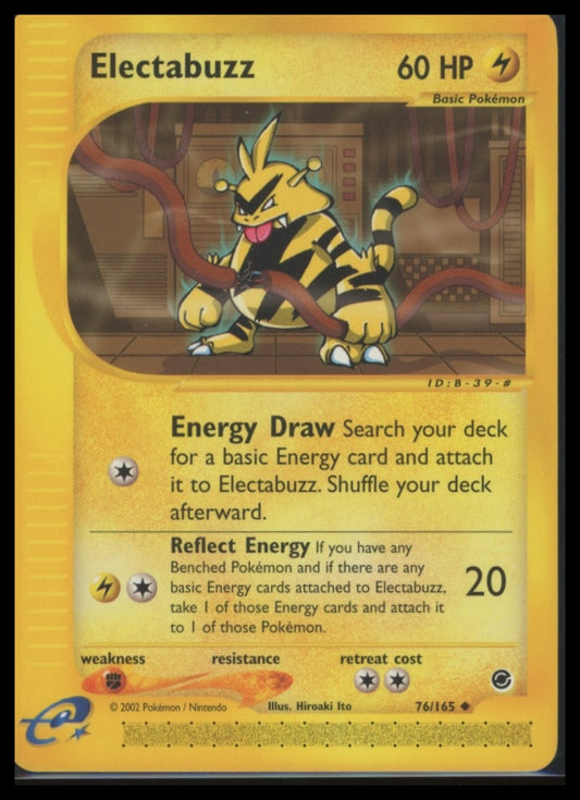 Pokemon Expedition Electabuzz #076/165 Uncommon