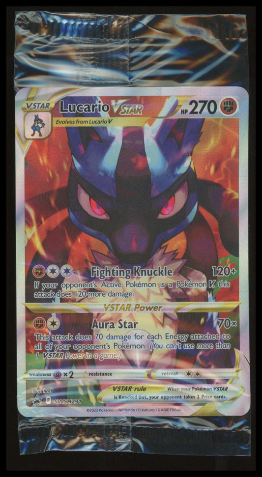 Pokemon SWSH Lucario VSTAR #SWSH291 Promo - Sealed