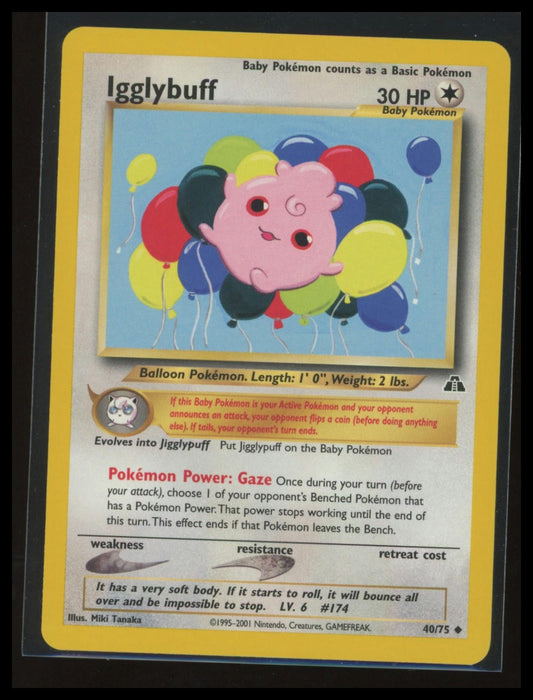 Neo Discovery Igglybuff #40/75 Uncommon