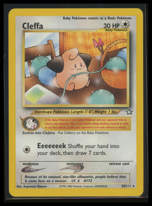 Neo Genesis Cleffa #020/111 Rare