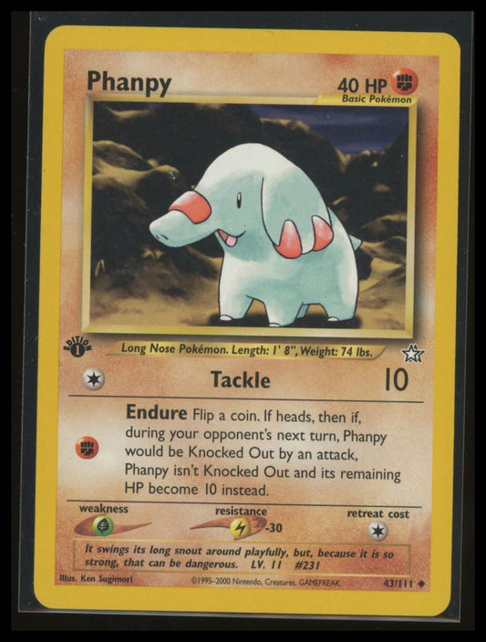 Neo Genesis Phanpy #043/111 Uncommon