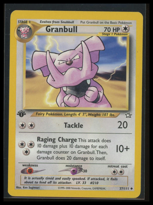 Neo Genesis Granbull #037/111 Uncommon