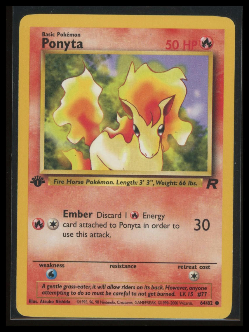 Team Rocket Ponyta #64/82 Common