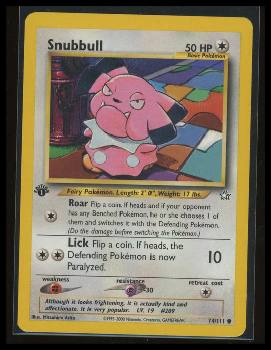 Neo Genesis Snubbull #074/111 Common