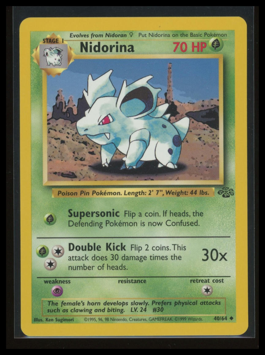 Jungle Nidorina #40/64 Uncommon