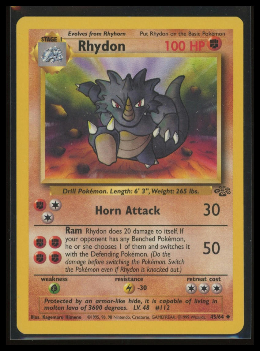 Jungle Rhydon #45/64 Uncommon