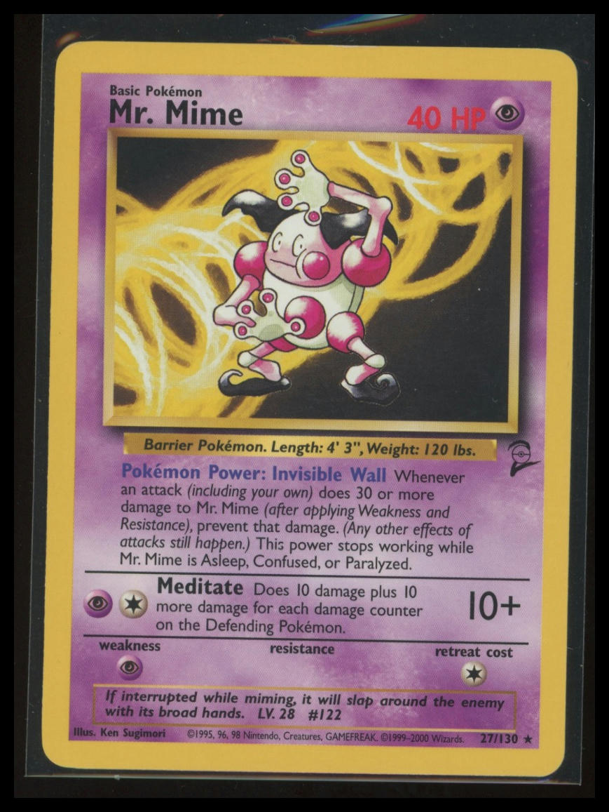 Jungle Mr. Mime (22) #22/64 Rare