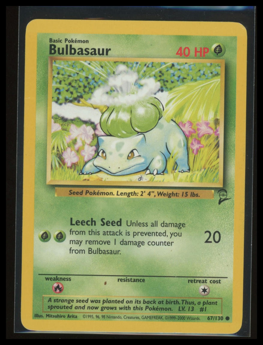 Base Set Bulbasaur #044/102 Common