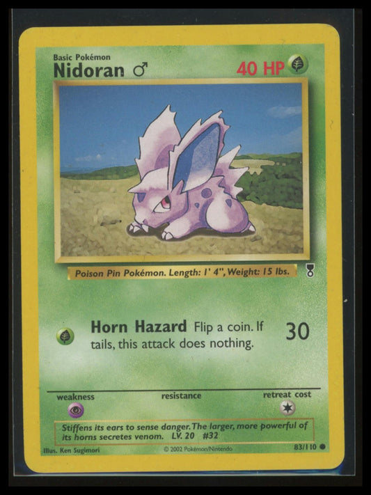 Base Set 2 Nidoran M #083/130 Common