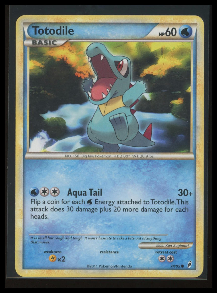 Pokemon Call of Legends Totodile #74/95 Common