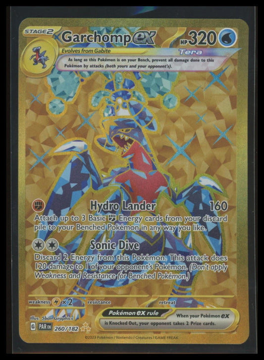 Pokemon SV04: Paradox Rift Garchomp ex #260/182