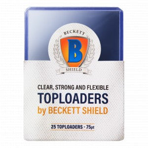 Beckett Shield 3x4 75pt Toploader 25ct