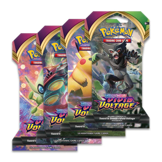 Sword & Shield Vivid Voltage Sleeved Booster Pack (10 Cards)