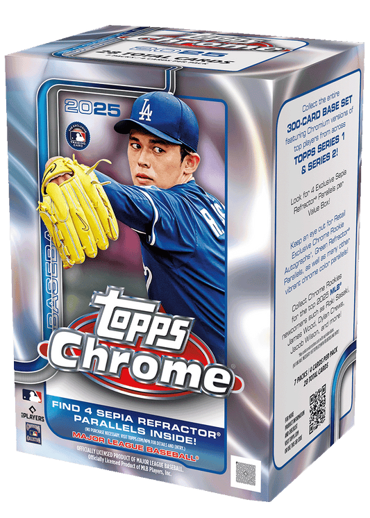 2025 Topps Chrome Baseball Value Box