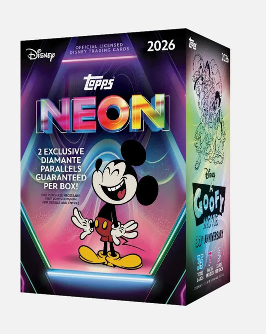 2026 Topps Disney Neon Blaster Box